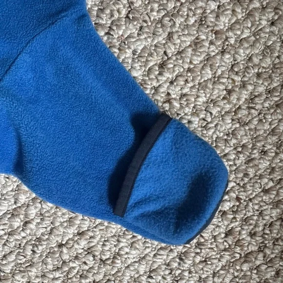 Columbia Baby 6 month Jester hood Blue footie EUC - Picture 7 of 10